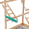 4-poziomowy stojak dla papug drewniany domek dla ptaków Podgląd zdjęcia produktu 7