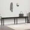 vidaXL Lavice vzhled černého dubu 200 x 35 x 45 cm materiál Náhled obrázku produktu 4