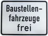 Original Verkehrszeichen Nr. 1028-30 Baustellenfahrzeuge Produktbild-Vorschau 1