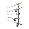 Portacanne da pesca Portacanne Portacanne a parete per 5 Anteprima dell’immagine prodotto 8