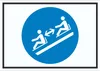 Abstand halten zwischen den Rodeln Symbol Schild A5 Produktbild-Vorschau 1
