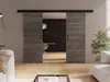 Posuvné dvoukřídlé interiérové dveře SANITA 3 - 132 cm, Náhled obrázku produktu 1