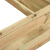 vidaXL Zvýšená postel Impregnovaná borovice 197x100x40 cm Náhled obrázku produktu 4