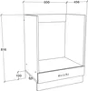 Ofenschrank Breite 60 cm Küche Esilo F Anteprima dell’immagine prodotto 7
