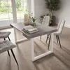Ausziehbarertisch, 140x90x73cm, Für 6 Gäste, Massivholz Produktbild-Vorschau 2