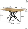 Sweiko Esstisch-Set (120/160 × 68 cm Esstisch mit 4 Produktbild-Vorschau 18
