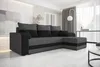 Ecksofa mit Armlehnen HORTENZIE – Grau/Schwarz Produktbild-Vorschau 2