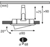 Paulmann 93390, Einbaustrahler, GU10, 1 Glühbirne(n), 10 W, Produktbild-Vorschau 5