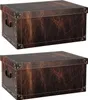 Aufbewahrungsboxen - 51 x 37 cm - Dunkelbraun - recycelter Produktbild-Vorschau 1