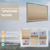 Plissee Rollo ohne Bohren Aluminium-Klebeleiste Beige Produktbild-Vorschau 2