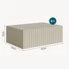 Schwebender Nachttisch 'Nand' 2er Set mit Schublade 42 x 30 Produktbild-Vorschau 3