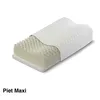 A cutaway view of a white orthopedic pillow with a textured surface. Produktbild-Vorschau