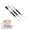 3 časti/sada z nehrdzavejúcej ocele káva latte ihla latte Náhľad obrázku produktu 7