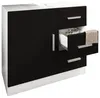 VCM Waschbeckenunterschrank "Zalo XL" Schwarz Produktbild-Vorschau 6