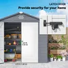 Outsunny Gerätehaus 4,1m³, Gartenhaus mit Pultdach, 240 x Produktbild-Vorschau 10