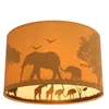 Olucia - SAFARI - Deckenleuchte für Kinderzimmer - Orange Produktbild-Vorschau 1