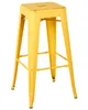 BELIANI Lot de 2 tabourets de bar en métal jaune or 76 cm Voir les images du produit 4
