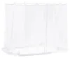 vidaXL Zanzariera per gazebo, 220 maglie, bianca, 2 x 2 x 2 Anteprima dell’immagine prodotto 1