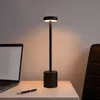 Ledvion 2x Wiederaufladbare LED Tischleuchte Mattschwarz Produktbild-Vorschau 3