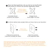 Instructional diagrams for hanging a product on a wall. Produktbild-Vorschau