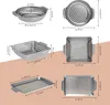set di 3 cestini per grigliate bremermann in acciaio inox Anteprima dell’immagine prodotto 7