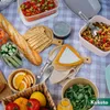 Kuketo | Klappbares Campingbesteck 3-tlg Mit Etui – Produktbild-Vorschau 5