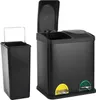 SVITA TC2X15 Poubelle de cuisine 30 litres 2x15L double Voir les images du produit 3