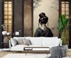 Vlies fototapete Japanische Geisha-Malerei 400x280 cm Feeby Produktbild-Vorschau 2