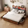 Postel INONEFT kovová, rozměr 180x200 cm, s úložným Náhled obrázku produktu 9