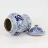 Fine Asianliving Chiński Wazon z Pokrywką Niebiesko Biała Podgląd zdjęcia produktu 4