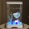 Aquarium Starterset - Mini Schreibtisch-Aquarium rechteckig Produktbild-Vorschau 1