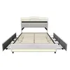 Letto contenitore INONEFT, 140x200 cm, letto con spazio Anteprima dell’immagine prodotto 13