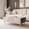 A modern living room scene with a couch and coffee table. Produktbild-Vorschau