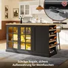 Flieks Klappbarer Bartisch Kücheninsel mit LED Farblicht, Produktbild-Vorschau 9