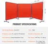 SucceBuy 6' x 6' 3-panelová zváracia zástena s rámom, Náhľad obrázku produktu 7