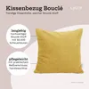 Lycce Kissenhülle Bouclé 50x50 cm senf Produktbild-Vorschau 3