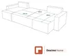 AMBER U Ecksofa U-Form 305x140 cm Cord Schlafsofa Produktbild-Vorschau 7