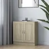 Bücherschrank Sonoma-Eiche 82,5x30,5x80 cm Holzwerkstoff Produktbild-Vorschau 2