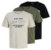 JACK&JONES Herren T-Shirt, 3er Pack - JJETHAN TEE CREW Produktbild-Vorschau 5