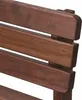 A close-up view of the wooden slats of a bench. Produktbild-Vorschau