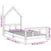VidaXL 834568, Biela, Drevo, 90 x 200 mm, 1 kusov Náhľad obrázku produktu 9