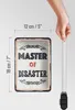 Blechschild Spruch 12x18 cm Master of disaster Schild Produktbild-Vorschau 5