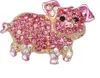 Frauen Strass Intarsien Schwein Brosche Pin Corsage Tasche Produktbild-Vorschau 1