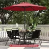 Parasol COSTWAY φ 250 cm, parasol de jardin avec manivelle Voir les images du produit 8