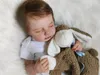 48 cm, realistyczna, śpiąca lalka Reborn z ciałem z Podgląd zdjęcia produktu 2