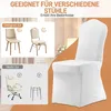 TANYEAR Stuhlhusse Stretch Weiß elastischer Universal Produktbild-Vorschau 4