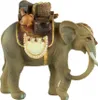 Handbemalte Krippenfigur Elefant mit Gepäck, ca. 13,5 cm, K Produktbild-Vorschau 2