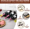 eluno Weinregal für 5 Flaschen, aus Metall und Bambus, Produktbild-Vorschau 3
