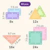 Magnetická stavebnica pre deti Colormag Start Pastel (60 Náhľad obrázku produktu 2