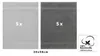 Betz 10 Stück Gästetücher 30x50 cm PREMIUM 100% Baumwolle Produktbild-Vorschau 2
